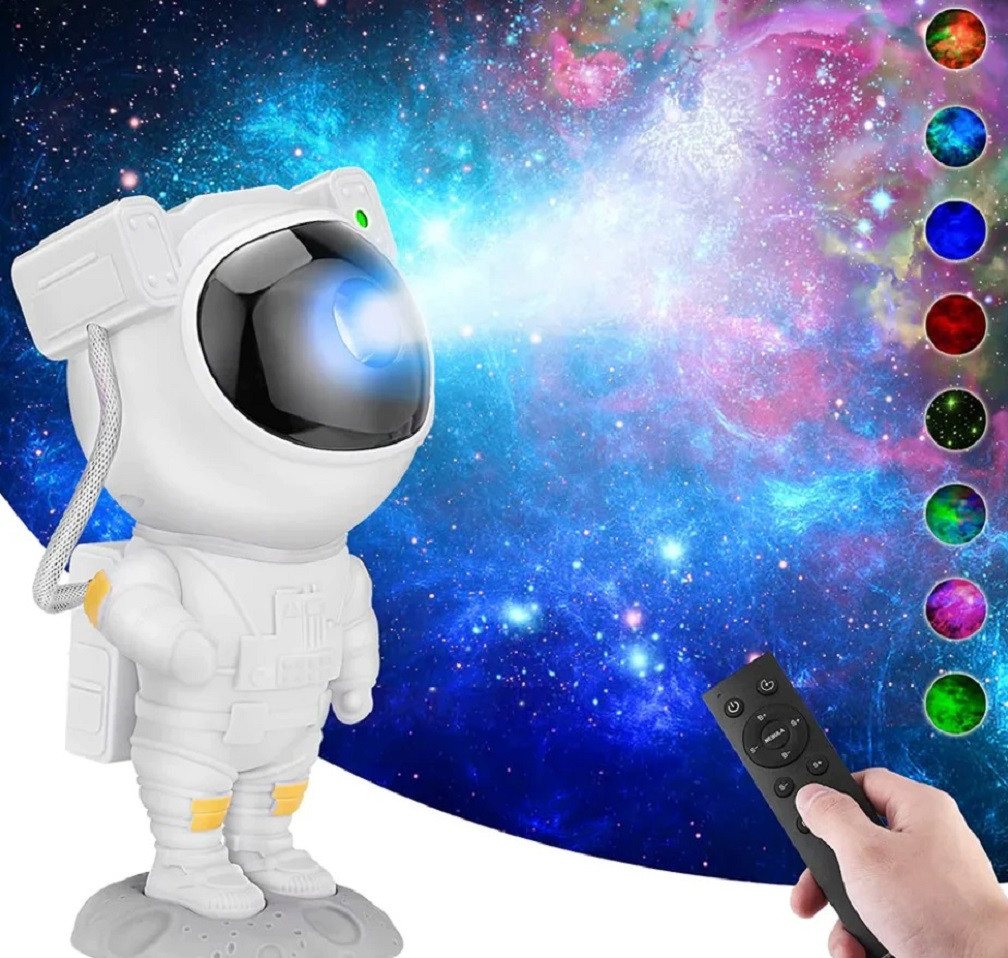 2Pace Projektionslampe Astronauten-Projektor Nachtlicht mit Sternenhimmel und Nebula-Effekte, LED fest integriert 2Pace Projektionslampe Astronauten-Projektor Nachtlicht mit Sternenhimmel und Nebula-Effekte, LED fest integriert von 2Pace