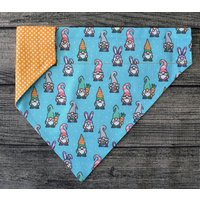 Ostern Hundehalstuch-Halsband-Wichtel-Eiersuche - Hase Frühlingsblumen Pastell-Ei von 2PawfectFriends