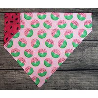 Sommer Hundehalstuch - Über Dem Halsband - Wassermelonen Donuts - Ananas Kiwi Zitrone Limette Erdbeere von 2PawfectFriends