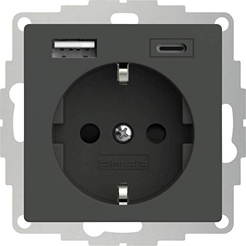 2USB inChargePRO USB AC Steckdose 15W 3A Anthrazit 2U-449542 von 2USB