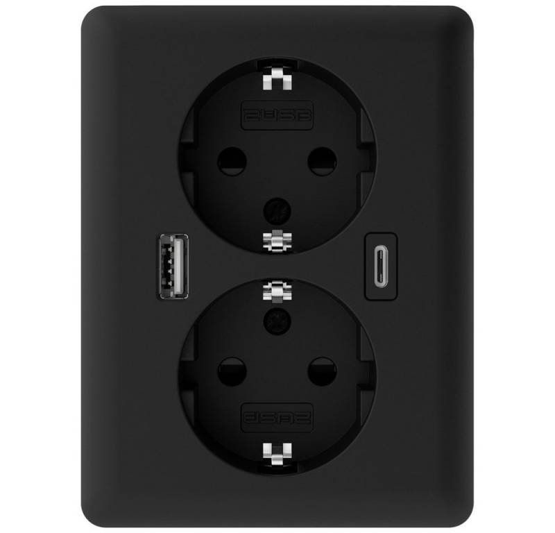 2USB Steckdose 2USB 2U-449719 Unterputz-Dose mit USB-C®, mit USB-Ladeausgang Schwa von 2USB