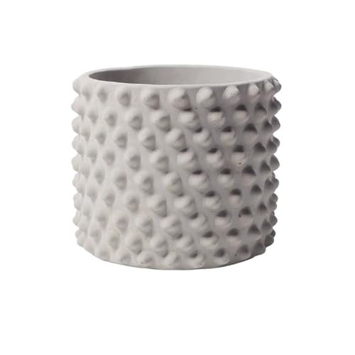 2WFYJNITP Dekorativ Kreativitäts-Blumentopf aus Zement mit erhabenen Punkten, Desktop-Pflanzgefäß for das Home Office für Zimmerpflanzen 2WFYJNITP Dekorativ Kreativitäts-Blumentopf aus Zement mit erhabenen Punkten, Desktop-Pflanzgefäß for das Home Office für Zimmerpflanzen von 2WFYJNITP