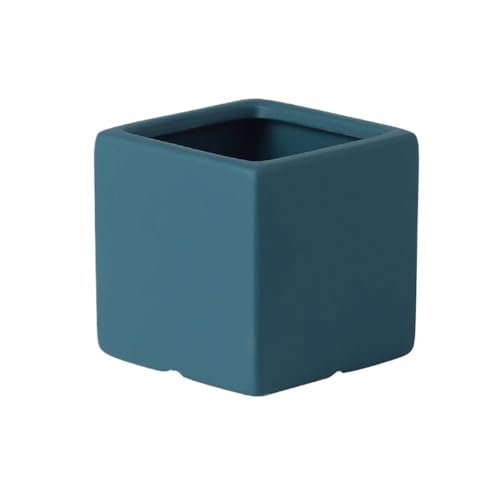2WFYJNITP Dekorativ Quadratischer Kleiner Übertopf for den Schreibtisch, for Zuhause, Büro, Garten, Keramik-Blumentopf für Zimmerpflanzen 2WFYJNITP Dekorativ Quadratischer Kleiner Übertopf for den Schreibtisch, for Zuhause, Büro, Garten, Keramik-Blumentopf für Zimmerpflanzen von 2WFYJNITP