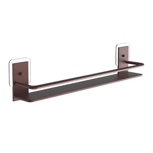 2WFYJNITP Küche Badezimmer-Organizer und -Aufbewahrung, selbstklebendes Duschregal aus Aluminium, wandmontiertes Regal ohne Bohren for Badezimmer und Küche für Duschgel(Bronze) von 2WFYJNITP
