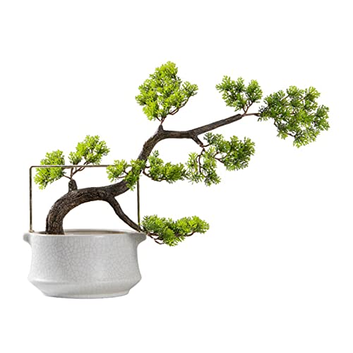 2WFYJNITP Kunstpflanze Gefälschte Pflanzen, künstliche Bonsai-Bäume, Keramik-Blumentöpfe, Innendekoration, simulierte Kiefern für Fensterbank 2WFYJNITP Kunstpflanze Gefälschte Pflanzen, künstliche Bonsai-Bäume, Keramik-Blumentöpfe, Innendekoration, simulierte Kiefern für Fensterbank von 2WFYJNITP