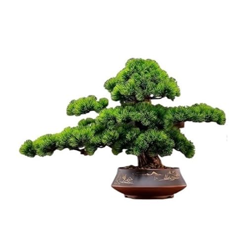 2WFYJNITP Kunstpflanze Simulation Willkommen Kiefer Eingang Desktop Indoor Bonsai Gefälschte Pflanzen Dekorative Hotel Showroom Landschaftsbau für Fensterbank von 2WFYJNITP