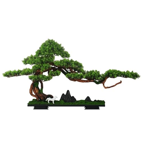 2WFYJNITP Kunstpflanze Wohnzimmer Simulation Bonsai Baum Büro Micro-landschaftsbau Wigwam Willkommen Kiefer Eingang Dekorative Ornamente für Fensterbank von 2WFYJNITP