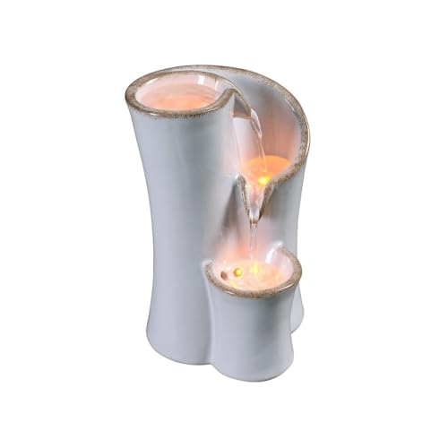 Entspannende Bürodekoration mit einfachen und kreativen Springbrunnen, Dekoration für fließendes Wasser für den kleinen Desktop Entspannende Bürodekoration mit einfachen und kreativen Springbrunnen, Dekoration für fließendes Wasser für den kleinen Desktop von 2WFYJNITP