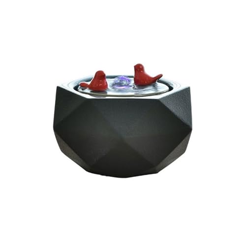 Entspannende Feng Shui Ornamente für Wohnzimmer, Büroeingang, Tischbrunnen Couchtisch, kleine Keramik mit Zirkulation klein Entspannende Feng Shui Ornamente für Wohnzimmer, Büroeingang, Tischbrunnen Couchtisch, kleine Keramik mit Zirkulation klein von 2WFYJNITP