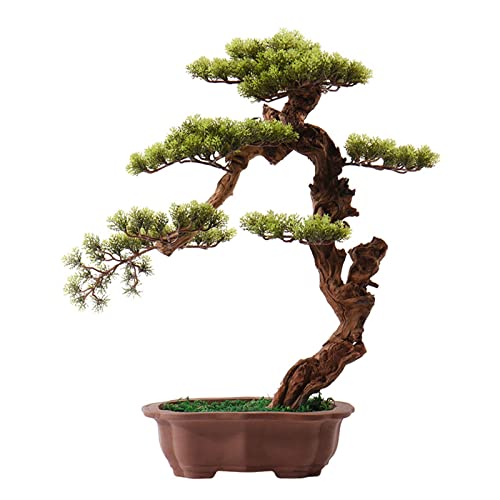 Kunstpflanze Künstlicher Bonsai for den Innenbereich zur Begrüßung der Gäste, Kiefernbaum-Dekoration, Bonsai-Schreibtisch-Display für Fensterbank Kunstpflanze Künstlicher Bonsai for den Innenbereich zur Begrüßung der Gäste, Kiefernbaum-Dekoration, Bonsai-Schreibtisch-Display für Fensterbank von 2WFYJNITP