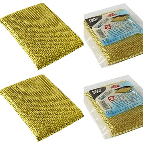 Putzschwämme Multi Reinigungsschwamm 2er Set Packungen (4 Stück) Spülschwamm, Topfreiniger ca. 12,5 x 9,5 x 1,5 cm, kratzt frei von 2er Set