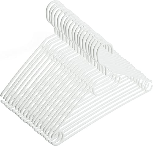 20 Kleiderbügel weiß Kunststoff mit drehbaren Haken, 41 cm platzsparend Kleiderbügel Plastik weiß, 20 Stück Bügel, Made in EU, langlebig 100% Recyclingmaterial 20 Kleiderbügel weiß Kunststoff mit drehbaren Haken, 41 cm platzsparend Kleiderbügel Plastik weiß, 20 Stück Bügel, Made in EU, langlebig 100% Recyclingmaterial von 2friends