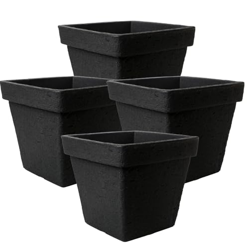 2friends 4er Set Extrem Robust: Großer Blumentopf Außen 40x40cm in Anthrazit,Pfalnztöpf groß Außen - Perfektion für deinen Garten! 2friends 4er Set Extrem Robust: Großer Blumentopf Außen 40x40cm in Anthrazit,Pfalnztöpf groß Außen - Perfektion für deinen Garten! von 2friends