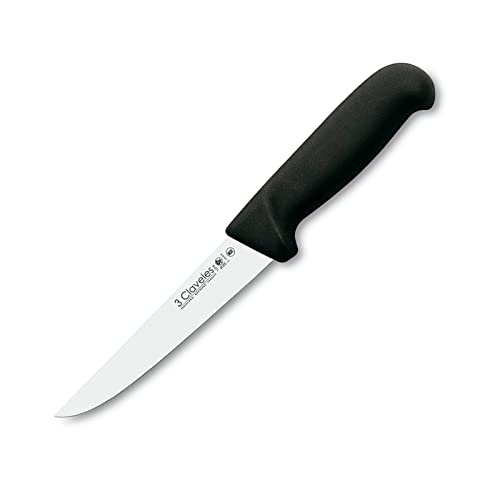 CUCHILLO DESHUESAR ANCHO POLIPROPILENO NEGRO 15 cm - 6" FH 3C CUCHILLO DESHUESAR ANCHO POLIPROPILENO NEGRO 15 cm - 6" FH 3C von 3 Claveles