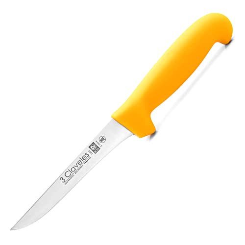 CUCHILLO DESHUESAR POLIPROPILENO AMARILLO 13 cm - 5" FH 3C von 3 Claveles