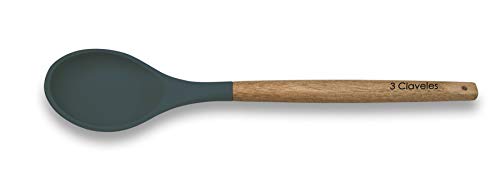 3 CLAVELES CUCHARA SERVIR SILICONA Mango Madera 3C 04652, Holz, 1.25 picometer von 3 Claveles