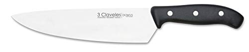 3 CLAVELES CUCHILLO COCINERO DOMVS 20 cm - 8" E 3C 00955, Alloy Steel, Negro, 1.25 picometer 3 CLAVELES CUCHILLO COCINERO DOMVS 20 cm - 8" E 3C 00955, Alloy Steel, Negro, 1.25 picometer von 3 Claveles