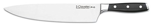3 CLAVELES CUCHILLO FORJADO COCINERO TOLEDO 25 cm - 10" E 3C 3 CLAVELES CUCHILLO FORJADO COCINERO TOLEDO 25 cm - 10" E 3C von 3 Claveles