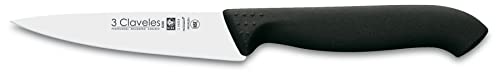 3 CLAVELES CUCHILLO VERDURAS Proflex Negro 10 cm - 4" D 3C 08280, Alloy Steel, 1.25 picometer von 3 Claveles