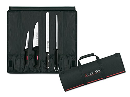 3 CLAVELES ESTUCHE Con ASAS Profesional Jamon 3C 01701, Stoff, Negro, Centimeters 3 CLAVELES ESTUCHE Con ASAS Profesional Jamon 3C 01701, Stoff, Negro, Centimeters von 3 Claveles