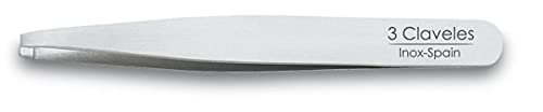 3 Claveles 12260 - Enthaarungspinzette, gerade Spitze, 10 cm von 3 Claveles
