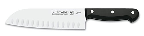 3 Claveles Forge - Santoku Küchenmesser geriffelt, 18 cm von 3 Claveles