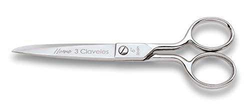 3 Claveles HOME Schere, silber, 15 cm von 3 Claveles