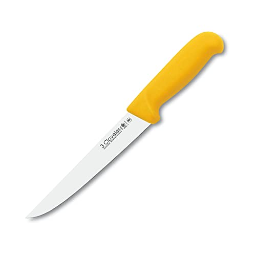 CUCHILLO DESHUESAR ANCHO POLIPROPILENO AMARILLO 20 cm - 8" FH 3C von 3 Claveles