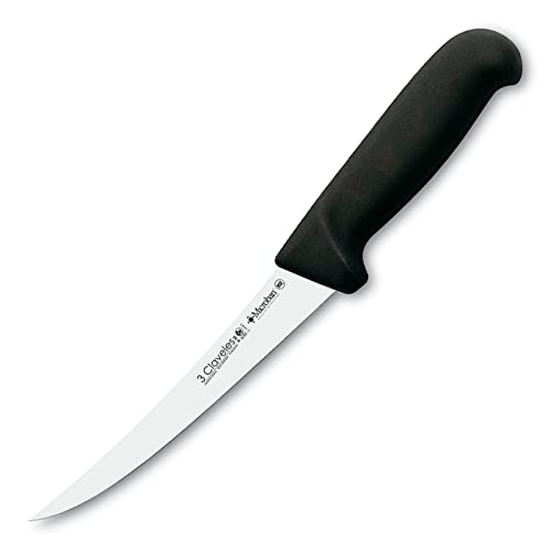 CUCHILLO DESHUESAR CURVO FLEXIBLE PROFLEX NEGRO 15 cm - 6" FH 3C CUCHILLO DESHUESAR CURVO FLEXIBLE PROFLEX NEGRO 15 cm - 6" FH 3C von 3 Claveles