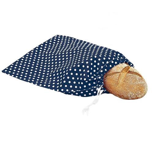 3 PAGEN® Brotbeutel blau-weiß – Brötchenbeutel konserviert die Frische & beugt Schimmel vor – reduziert Lebensmittelverschwendung – perfekte Größe für den täglichen Gebrauch – Größe 43x33 cm von 3 PAGEN