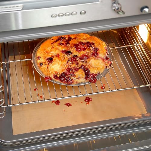 3 PAGEN® - Dauerbackfolie für Backofen wiederverwendbares Backpapier - Backofenschutzfolie hitzebeständig und antihaftbeschichtet - zuschneidbar und spülmaschinefest - 33 x 45 cm - 1 Stück von 3 PAGEN