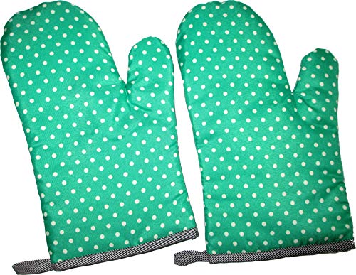 3-Pagen Ofenhandschuhe/Topfhandschuhe/Backofen-Handschuhe/Grillhandschuhe, EIN Paar, wattiert von 3-Pagen