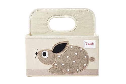 3 Sprouts Cestino da bagno per bambini, coniglio, 28 x 25 cm von 3 Sprouts