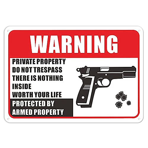 Blechschild Privateigentum Kein Hausfriedensbruch Sprüche Schilder Personalisierte Wanddeko Für Geschenk Geburtstag Bar 20X30Cm von 319