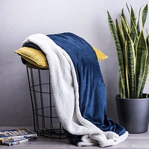 3198 BigBuy Home 146045 Fleecedecke, 125 x 160 cm, Fleece, Navy, Mediano von 3198