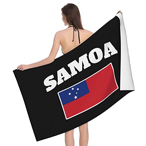 321 Reisetuch 80X130cm Flagge Von Samoa Fitnesshandtuch Schnelltrocknend Handtuch Tragbar Tuch Bade Für Sauna, Outdoor, Wandern von 321