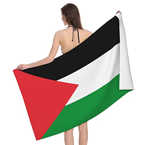 321 Strandtuch 80X130cm Flagge Von Palästina Reisetuch Mikrofaser Tuch Bade One Size Handtuch Für Sport, Wandern, Yoga von 321