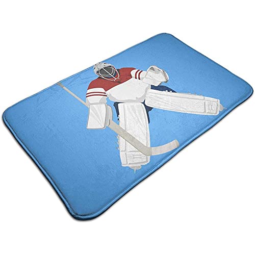 321 Türmatte Eishockey Fussmatte Feuchtigkeitsaufnahme Fußmatte Rubber Bottom Eingangsmatte 40X60Cm Für Innenbereich, Flur, Badezimmer von 321