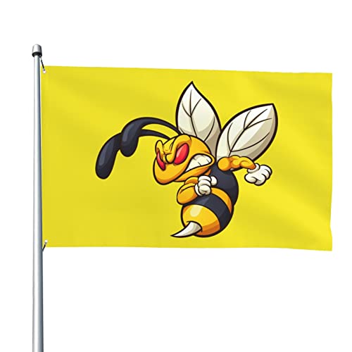 Bannerfahnen Wütende Bienen Dekorationen Flagge Langlebig Dekorative Fahnen Verblassen Beständig Militärische Flagge, Für Drinnen Und Draußen, Feiertage, 122x183 cm von 321
