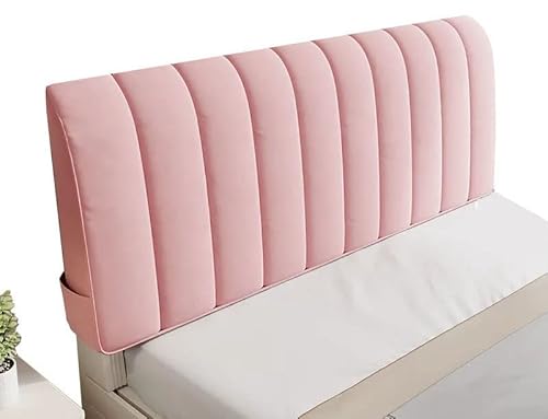 Bettkopfabdeckung Verdicken Gesteppt Kopfteilbezug Protektor Einfarbiges Design Bett Kopfteil Bezug 150/180 cm Grau, Dehnbar, Waschbar, Abnehmbar, Für Schlafzimmer (Color : D, Size : 150cm) von 3265412