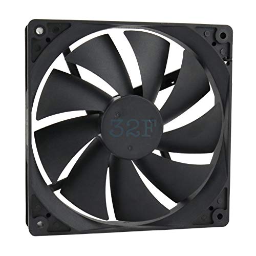 32F Lüfter 140 mm 140 x 140 x 25 1500RPM 5V 0,16A DC Air Fan 14 cm 140 mm 3 Drähte 3 Pin mit Tachosensor Kühlung 140 x 140 x 25 von IANPAV