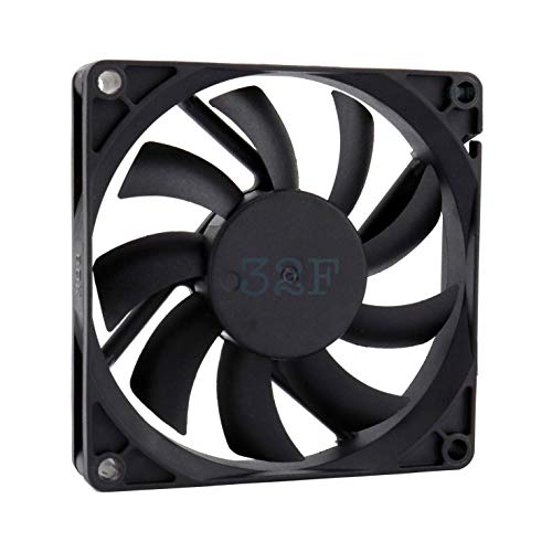 IANPAV 80 mm Lüfter 80 x 80 x 15 mm 2500 RPM 24 V DC 0,16A DC Air Fan 8 cm 3 Drähte 3 Pin mit Tacho-Sensor Kühlung für Elektronische Geräte von IANPAV