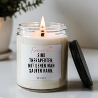 Geschenk Beste Freundin Duftkerze Mit Spruch Aus Sojawachs Geschenkidee Geburtstag Für Freundinnen von Studio4460