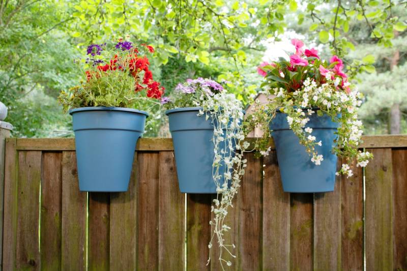 KHW Flowerclip, 3er Set, meerblau von KHW