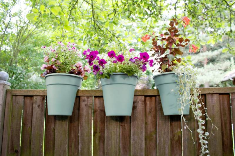 KHW Flowerclip, 3er Set, mintgrün von KHW