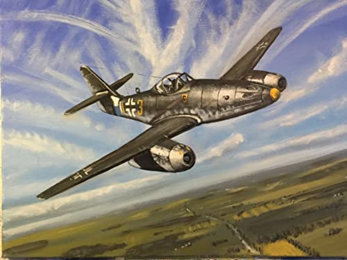 351 Blechschild Ich 262-1A. Deutscher Kämpfer. Flugzeug. Zweiter Weltkrieg. 20X30Cm Wandposter Retro Metallschild Vintage-Dekoration Metall Schilder Für Cafe Badezimmer Wohnzimmer von 351