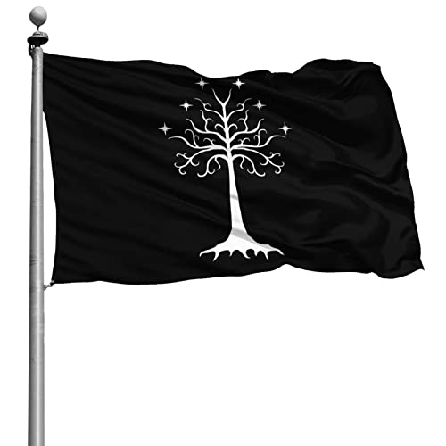 90X150cm Indoor Flagge Weißer Baum Von Gondor Ring King Winter Outdoor Sign Wind Und Regenfeste Hofflagge Verblassen Beständig House Sign Décor Für Bauernhof Festival Yard von 351