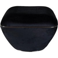 360 Living Hocker Contessa 100 schwarz Graphit B/H/T: ca. 60x42,5x60 cm von 360 Living