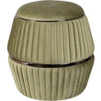 360 Living Hocker Doric 200 grün Graphit H/D: ca. 53x51,5 cm von 360 Living