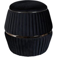 360 Living Hocker Doric 200 schwarz Graphit H/D: ca. 53x51,5 cm von 360 Living